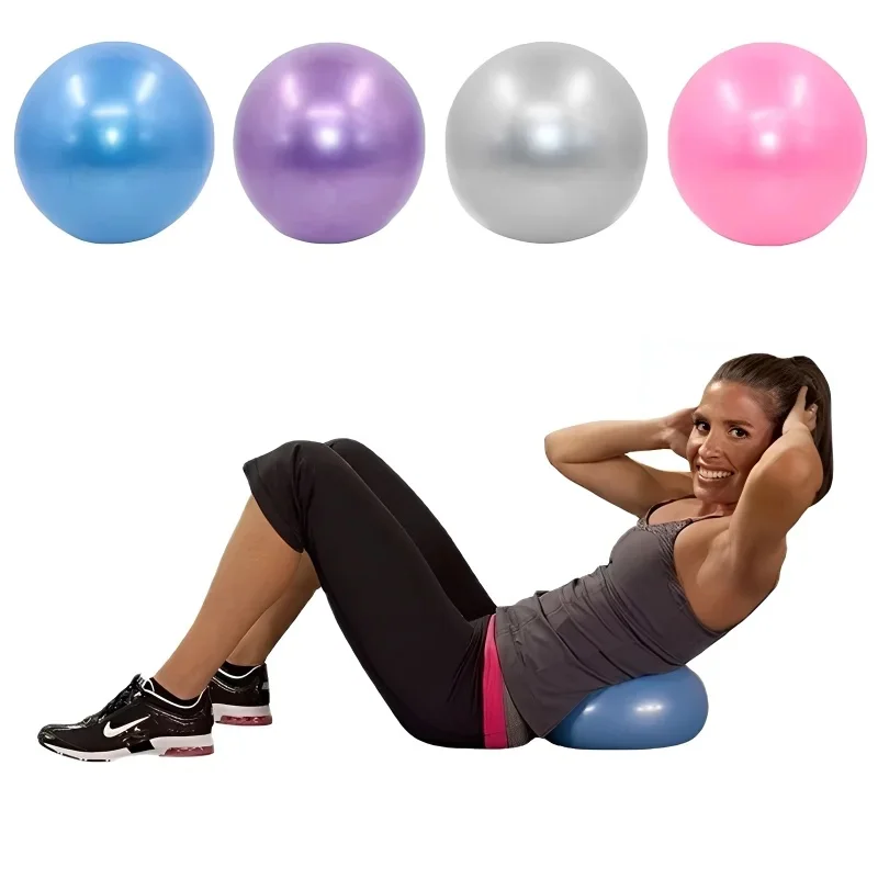Pilates Toning Ball - 25cm Yoga Ball Exercise Gymnastic Fitness