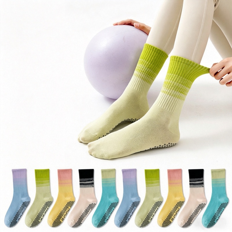 Pilates & Yoga Elastic Band - Dreamlikelin 1 Pair Women's Mid-Calf Yoga