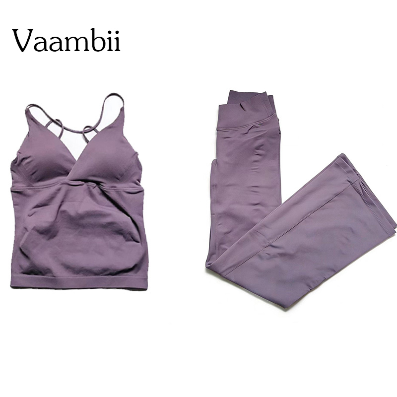 Pilates Yoga Fit - Vision Twist Front Longline Top+Flares Sports