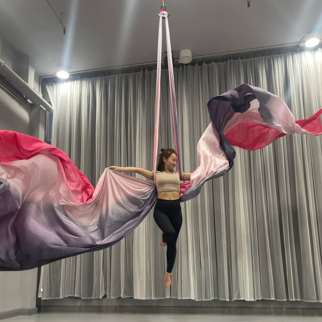 Aerial Silk Hammock - 10m Aerial silks Ombre Aerial Yoga