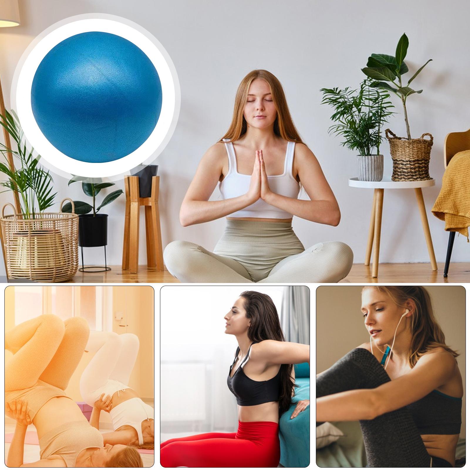 Pilates Toning Ball - 15cm Yoga Ball Explosionproof Frosted Mini