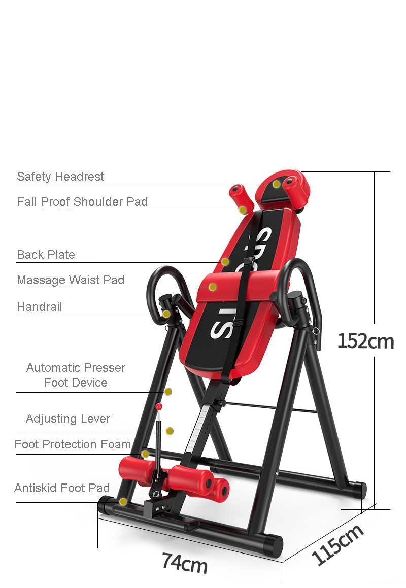Inversion Table Fold - Hot Sale Folding Gym Equipment Home