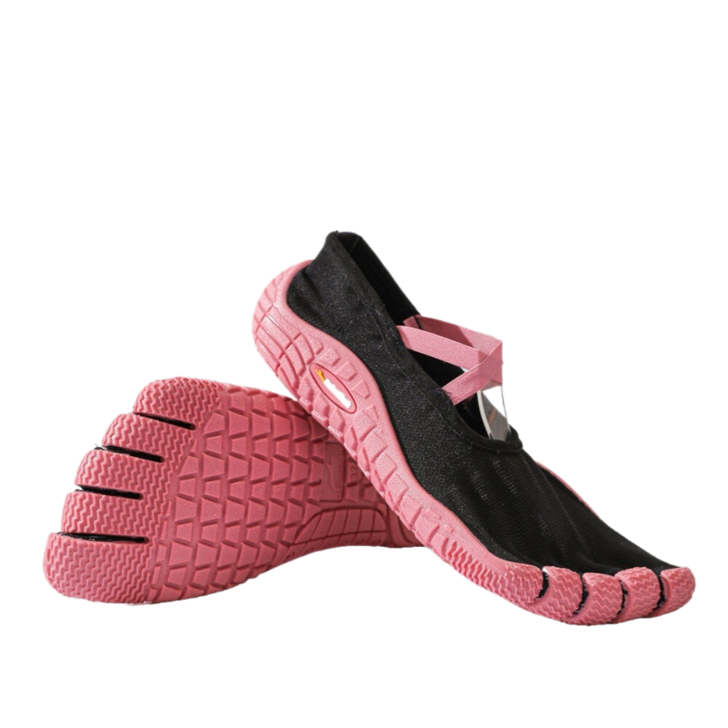 Pilates Yoga Footwear - Women Five Finger Barefoot Shoes, Adjustable