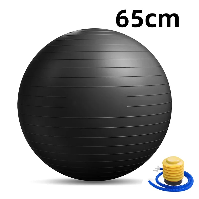 Anti-Burst Yoga Ball with Pump - Pilates Toning Ball ulasan dan harga