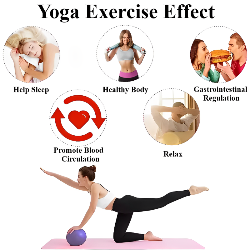 25cm Yoga Ball Exercise Gymnas - Pilates Toning Ball ulasan dan harga
