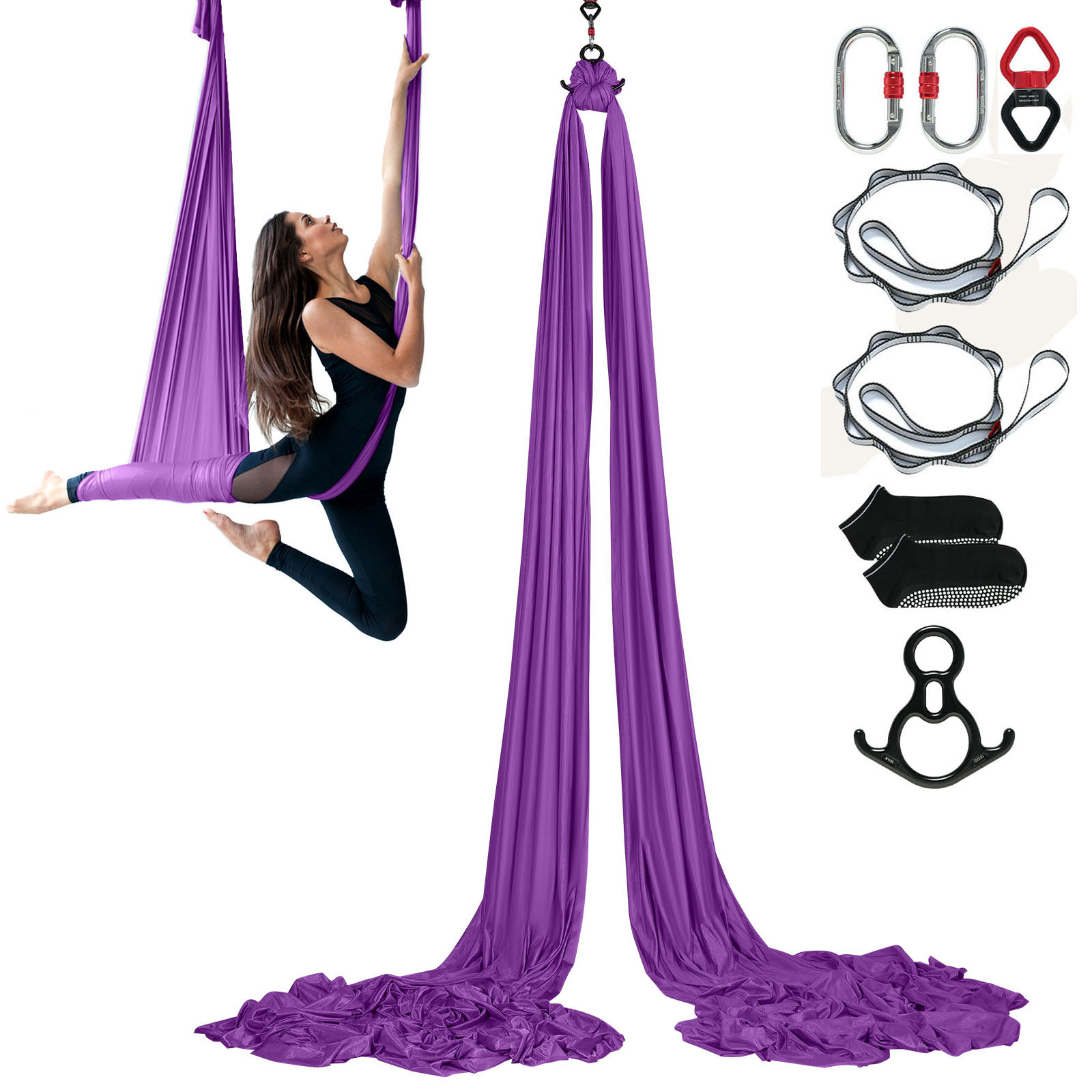 8.7/11Yards Aerial Yoga Hammoc - Aerial Silk Hammock ulasan dan harga