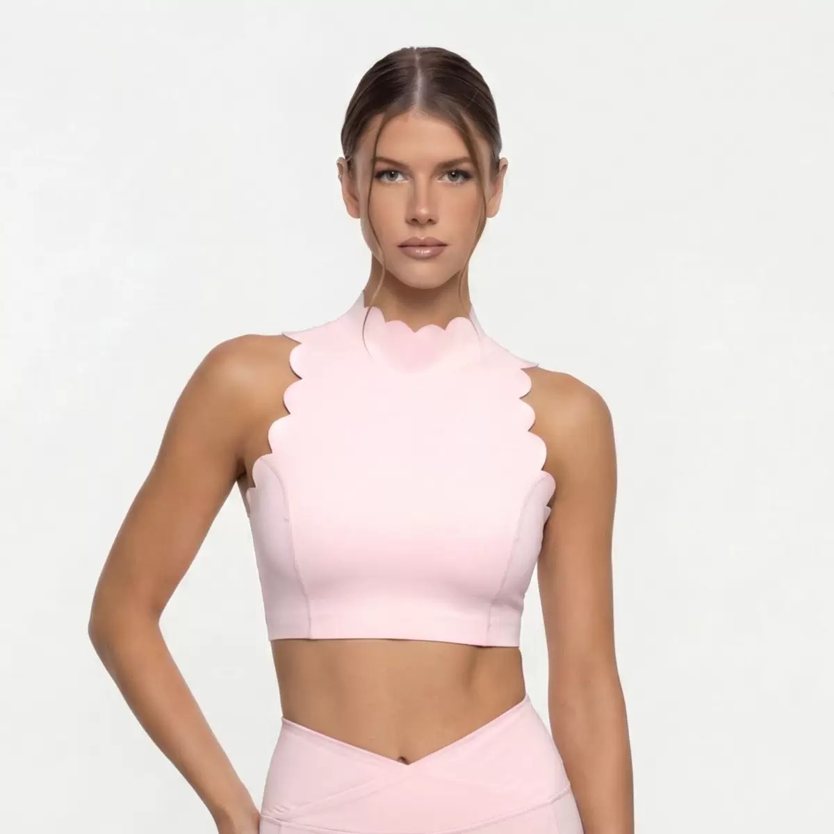 FUBEIKE Lace Trim Off-Shoulder - Pilates Yoga Fit ulasan dan harga