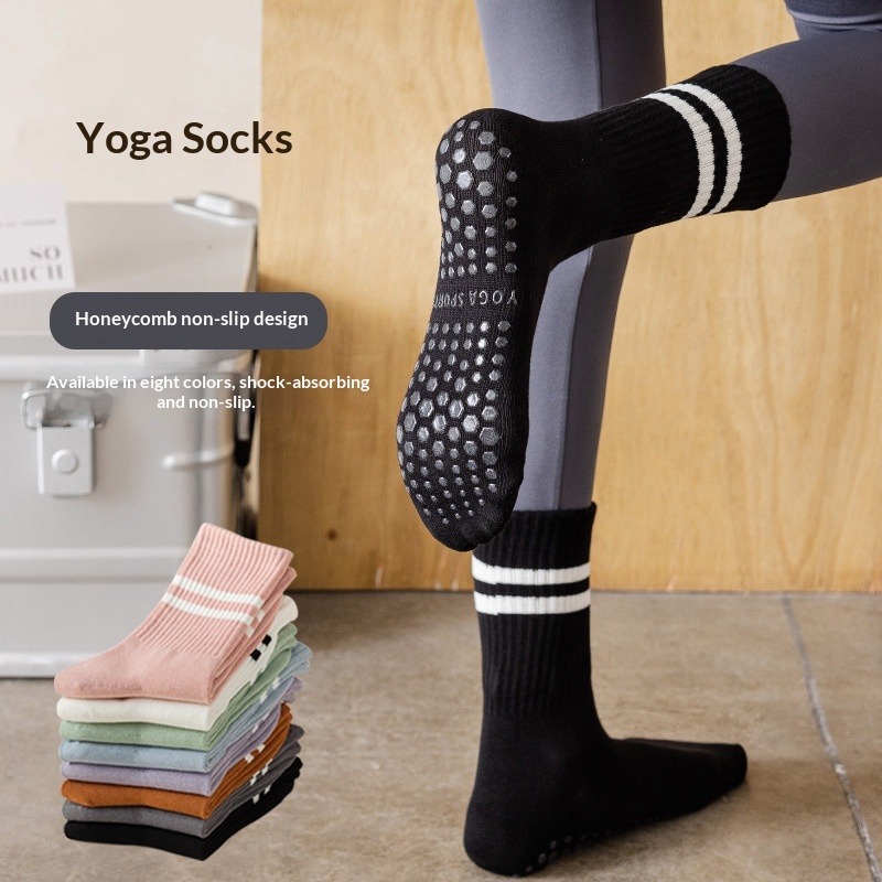 Ladies Mid Calf Anti Slip Yoga - Pilates Yoga Footwear ulasan dan harga