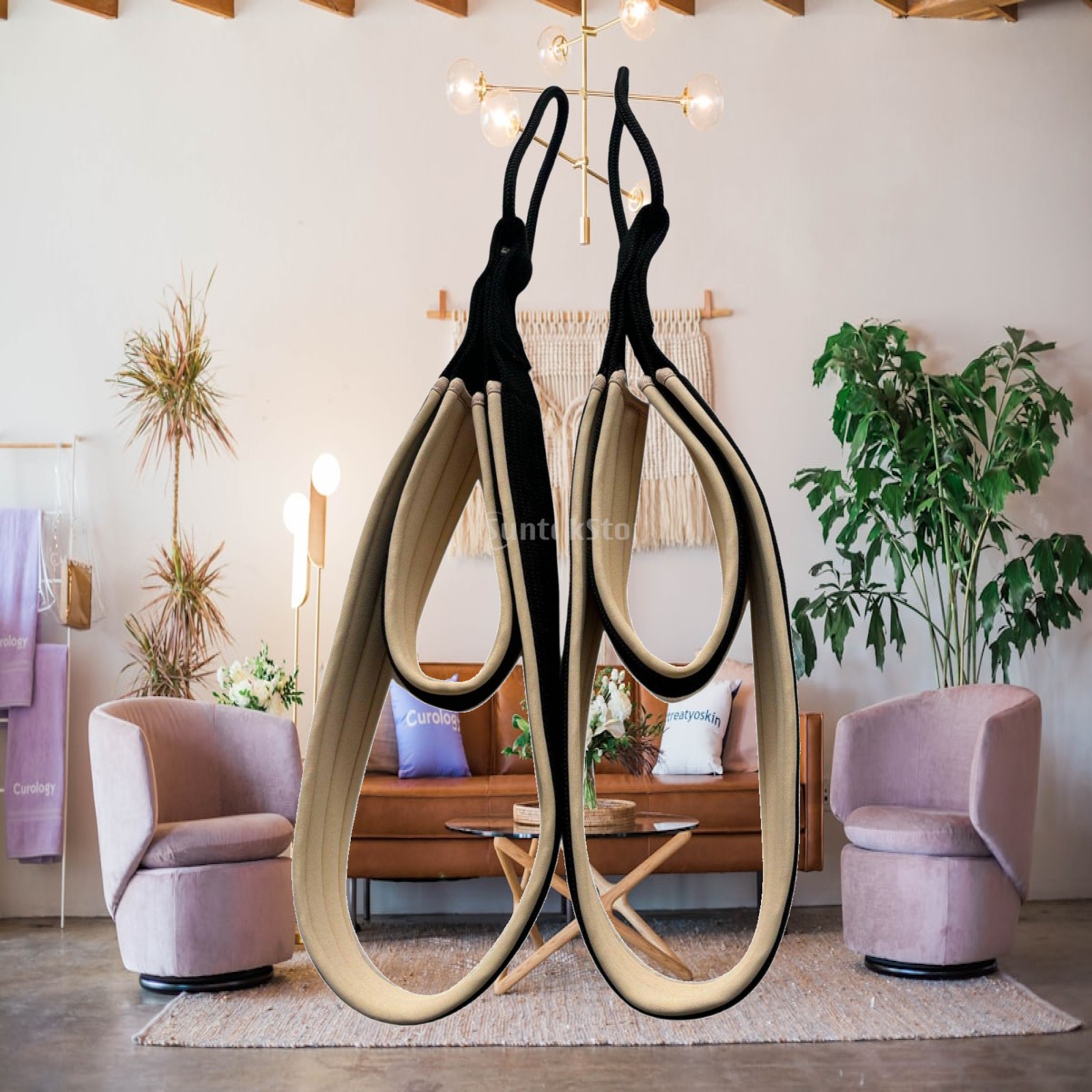 Pilates Overhead Handle Non-Sl - Pilates & Yoga Elastic Band ulasan dan harga