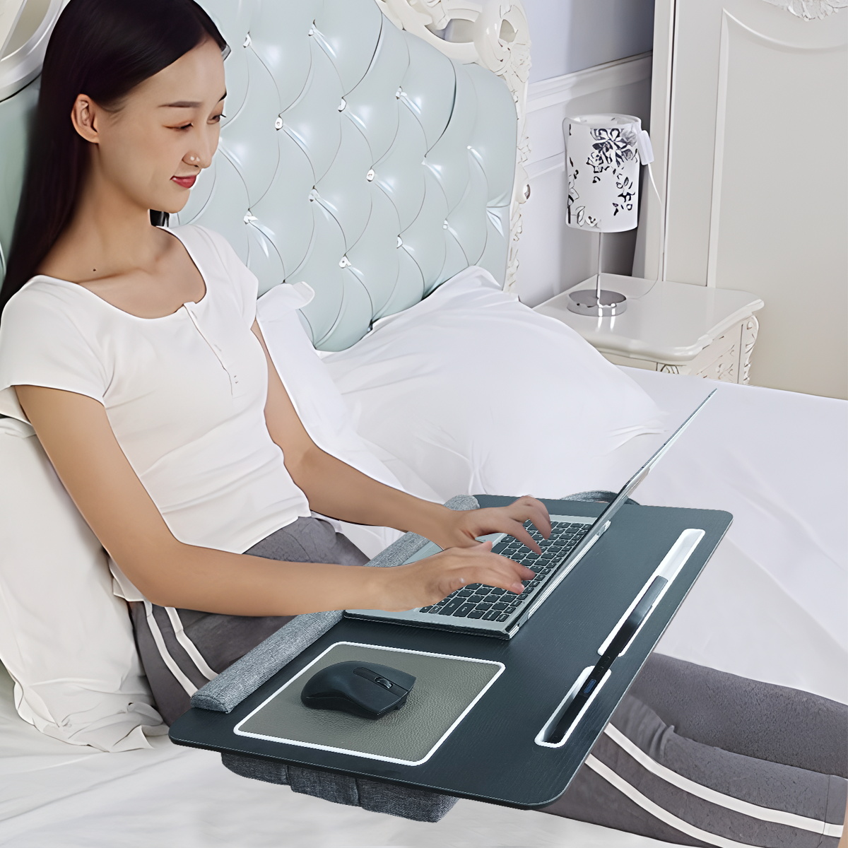 MUMUCC Portable Bed Table For  - Inversion Table Fold ulasan dan harga