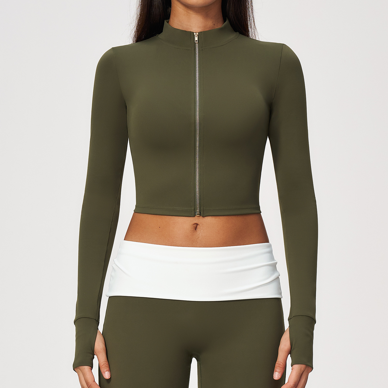 Long Sleeve Yoga Jacket Cloud  - Pilates Yoga Fit ulasan dan harga