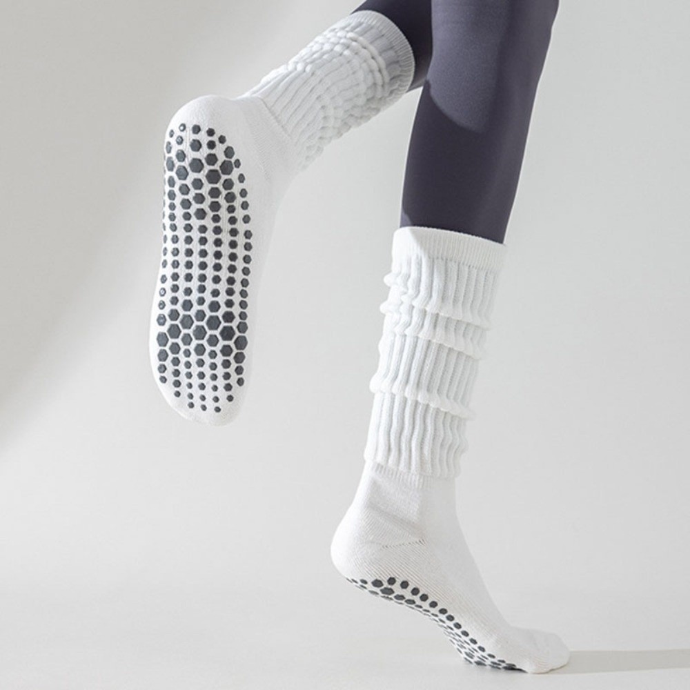 New Solid Color Yoga Socks Sil - Pilates Yoga Footwear ulasan dan harga