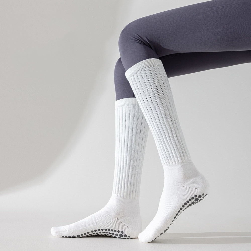 New Solid Color Yoga Socks Sil - Pilates Yoga Footwear ulasan dan harga