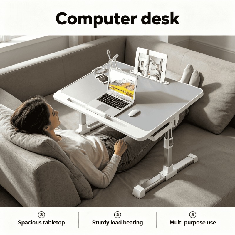 Bedroom Office Desk Compact Co - Inversion Table Fold ulasan dan harga