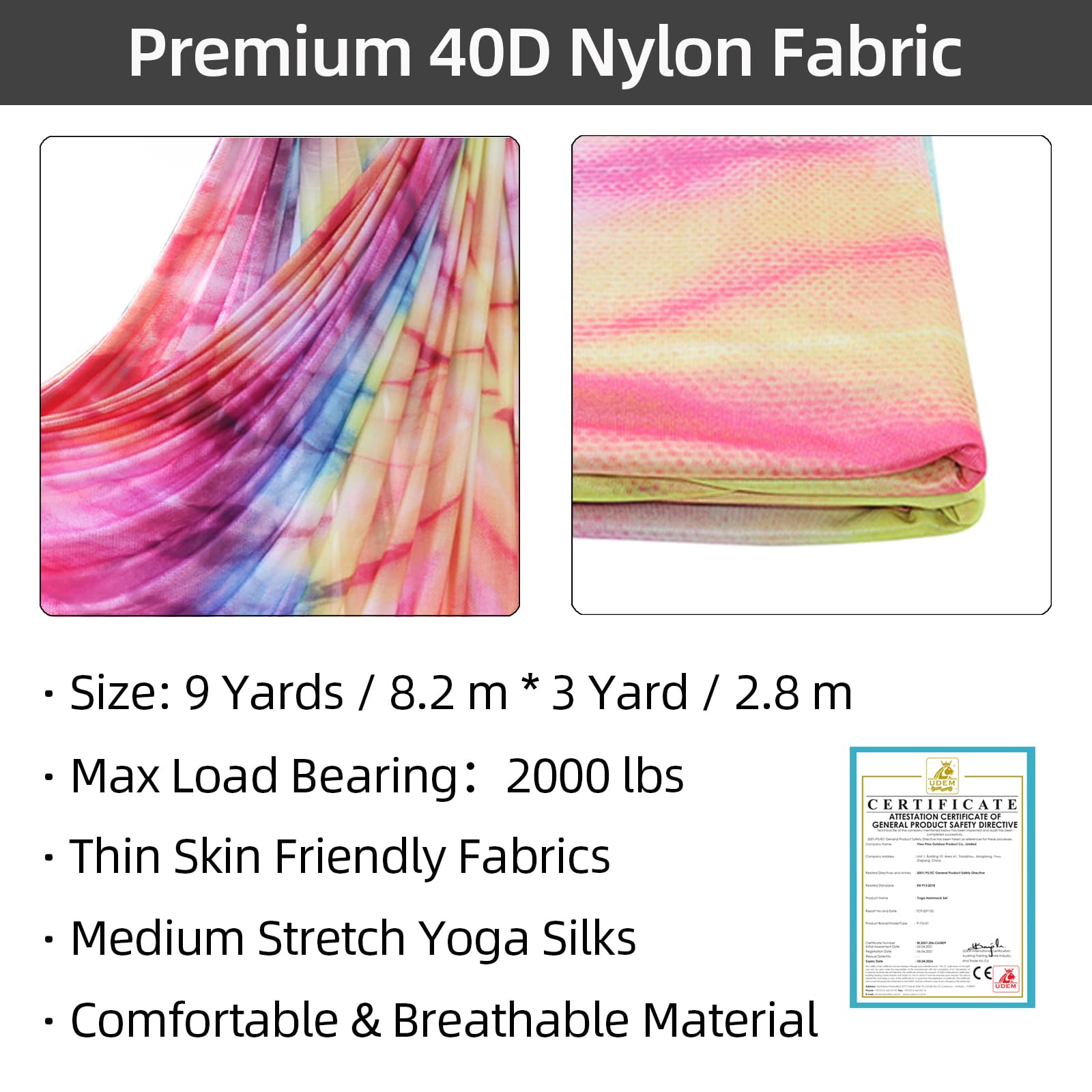9 Yards Aerial Silks Kit Color - Aerial Silk Hammock ulasan dan harga