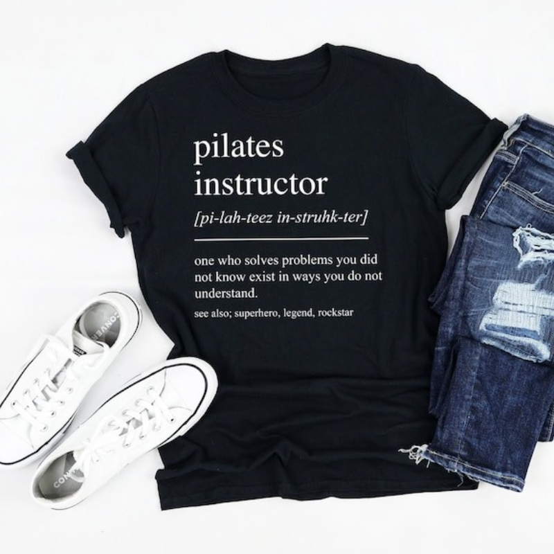 Pilates Instructor Cotton T-sh - Pilates Yoga Instructor ulasan dan harga
