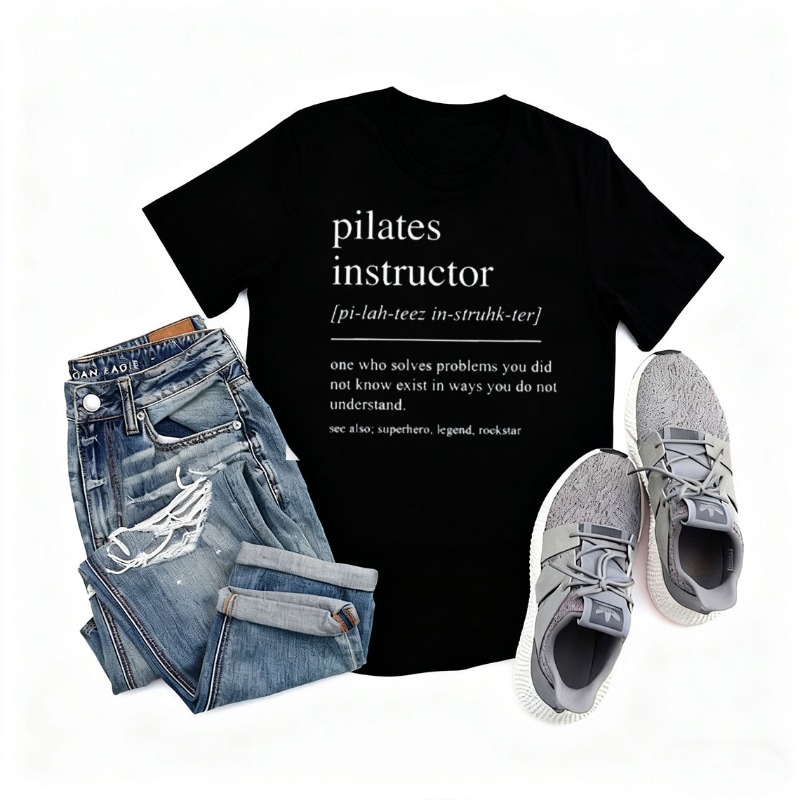 Pilates Instructor Cotton T-sh - Pilates Yoga Instructor ulasan dan harga