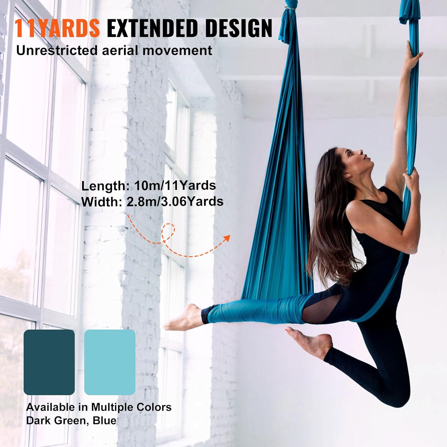 11 Yards Aerial Silk Set Aeria - Aerial Silk Hammock ulasan dan harga