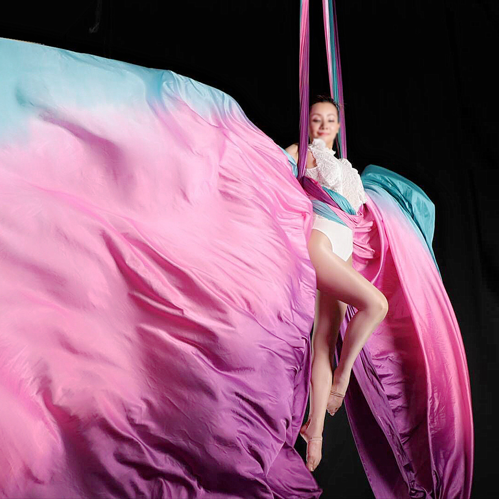 Ombre Anti-Gravity Yoga Hammoc - Aerial Silk Hammock ulasan dan harga