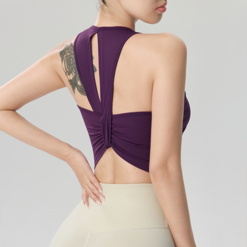 Integrated Fixed Chest Pad Run - Pilates Yoga Fit ulasan dan harga