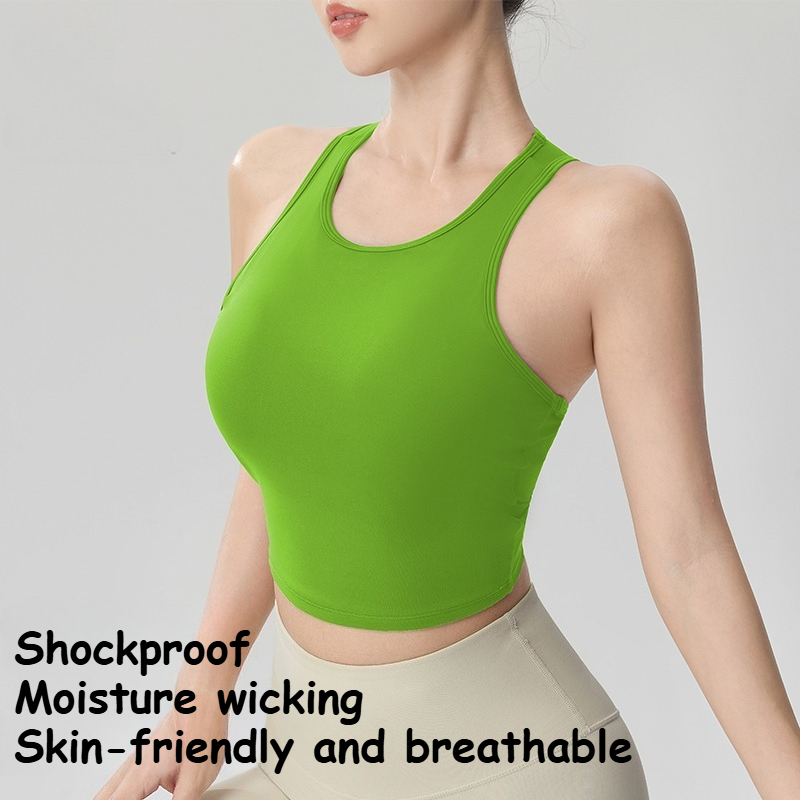 Integrated Fixed Chest Pad Run - Pilates Yoga Fit ulasan dan harga