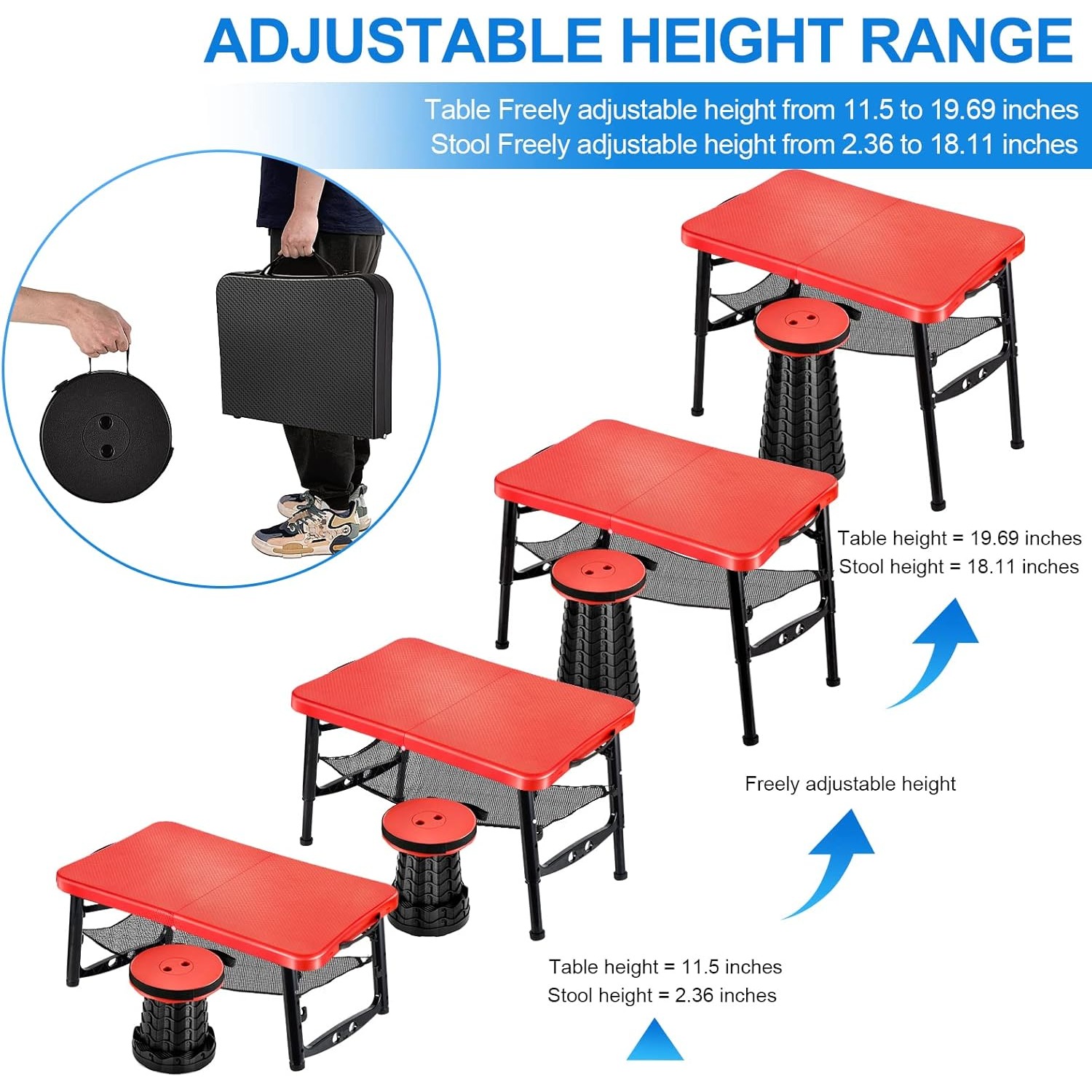 Retractable Folding Table & St - Inversion Table Fold ulasan dan harga